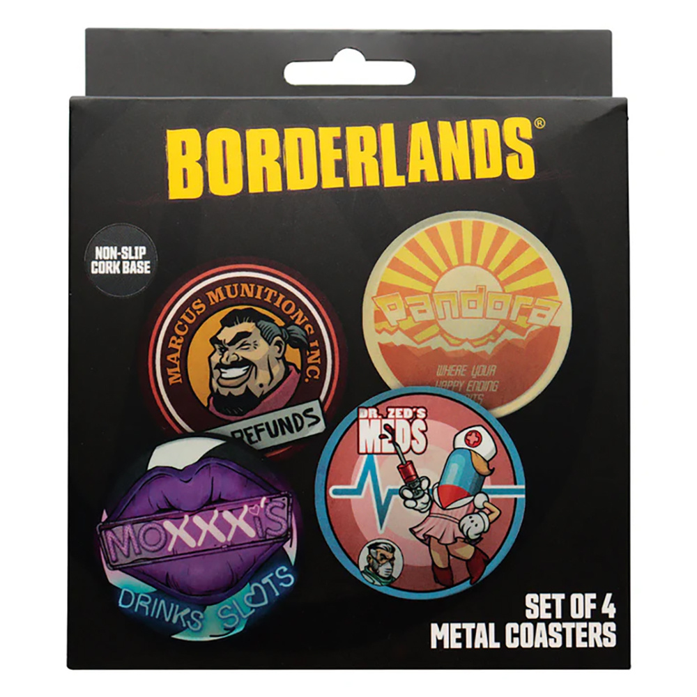 Borderlands Set of 4 Coasters