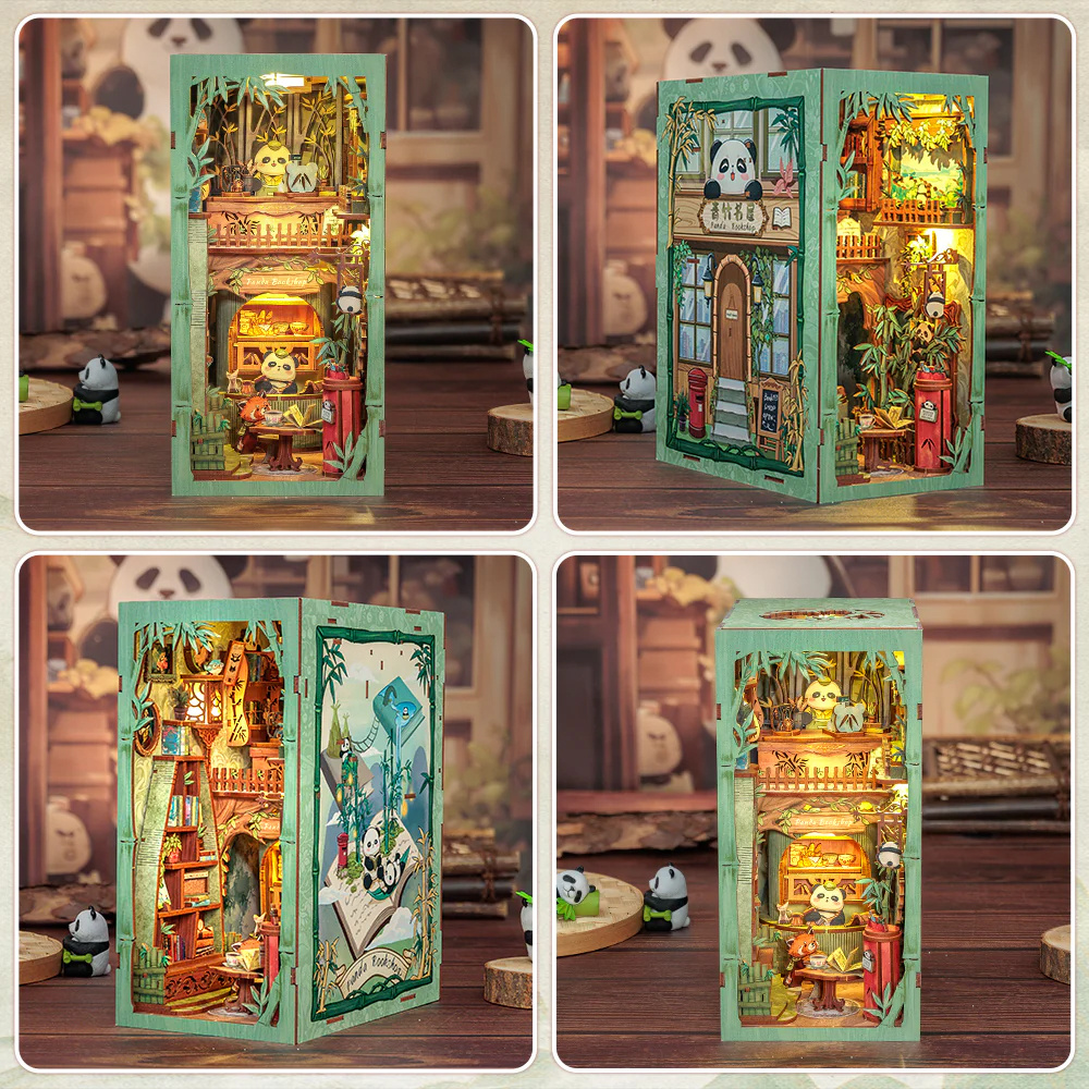 Cutebee Book Nook - Panda Bookshop