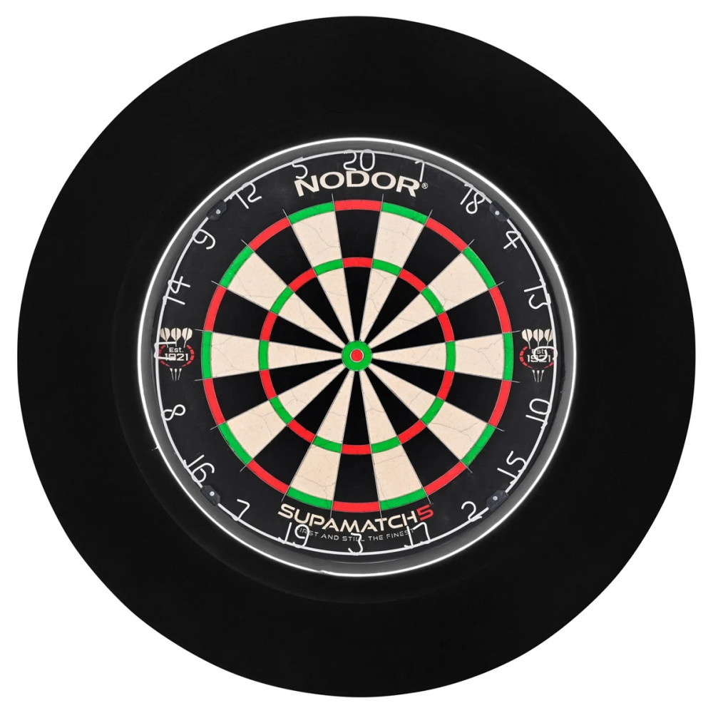 LED Dartsurround Musta