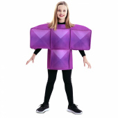 Tetris Costume For Kids - Purple Tetris Costume For Kids - Purple