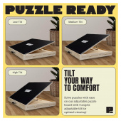 Puzzle board with drawers and cover Puzzle board with drawers and cover