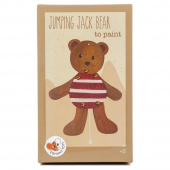 Puiset Hahmot Maalaukseen - Jumping Jack Bear Puiset Hahmot Maalaukseen - Jumping Jack Bear
