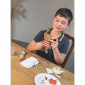 Puiset Hahmot Maalaukseen - Jumping Jack Bear Puiset Hahmot Maalaukseen - Jumping Jack Bear