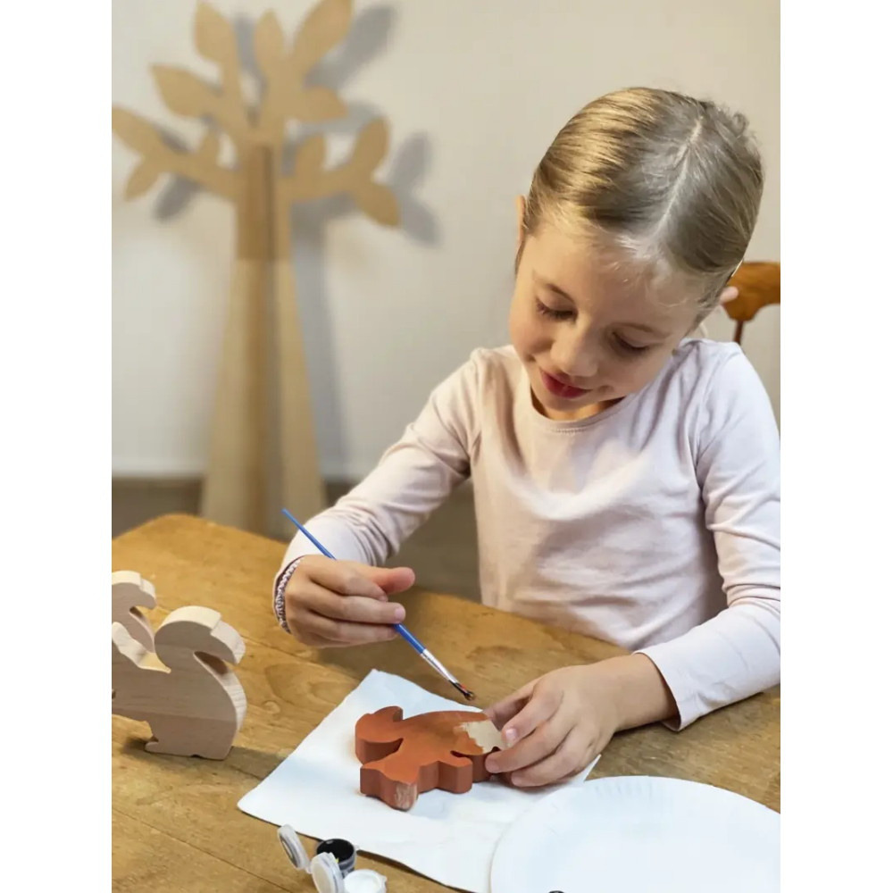 Puiset Hahmot Maalaukseen - Oravaperhe