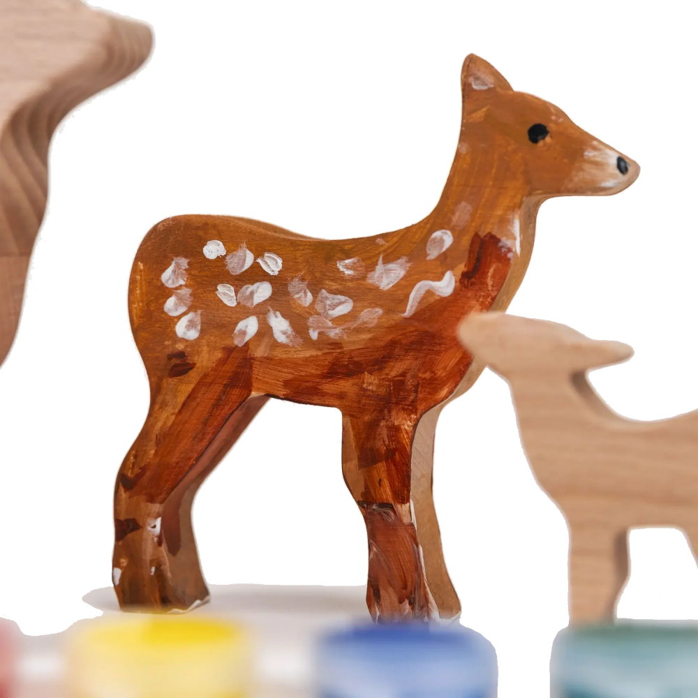 Puiset Maalattavat Hahmot - Peuraperhe