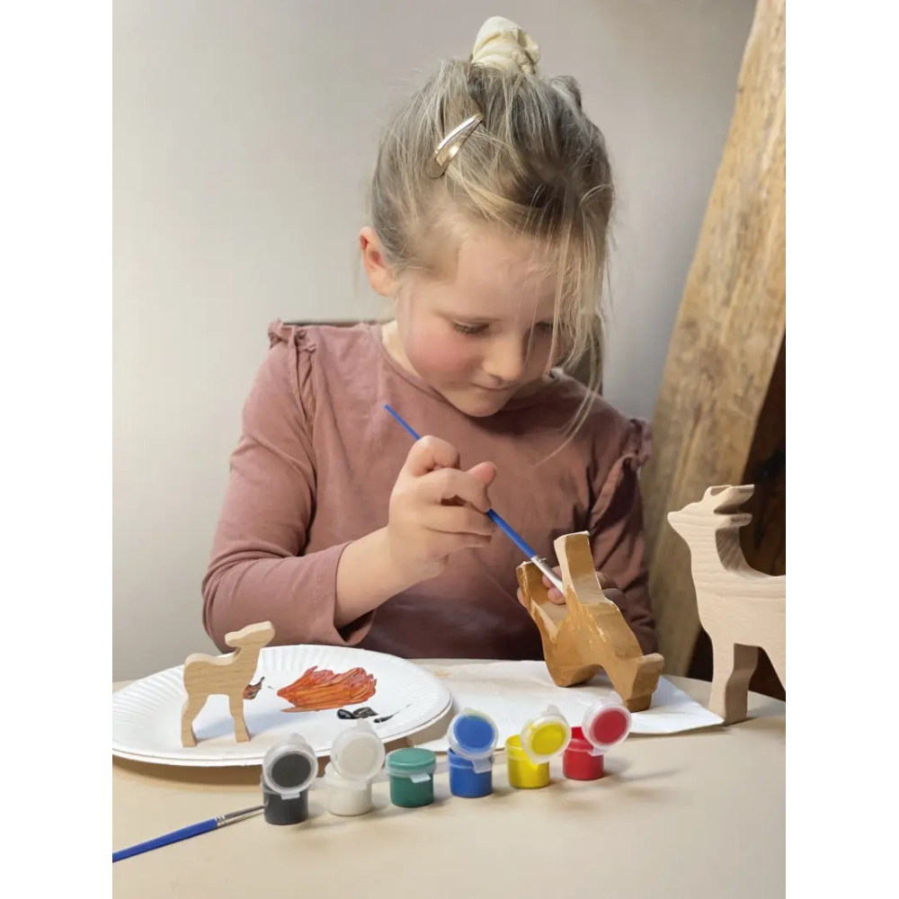 Puiset Maalattavat Hahmot - Peuraperhe