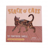 Stack O' Cats - 12 Tortoise Shell Stack O' Cats - 12 Tortoise Shell