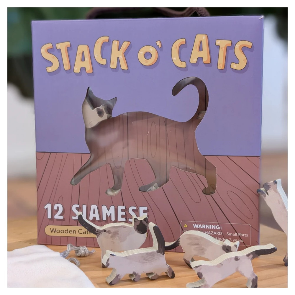 Stack O' Cats - 12 Siamese