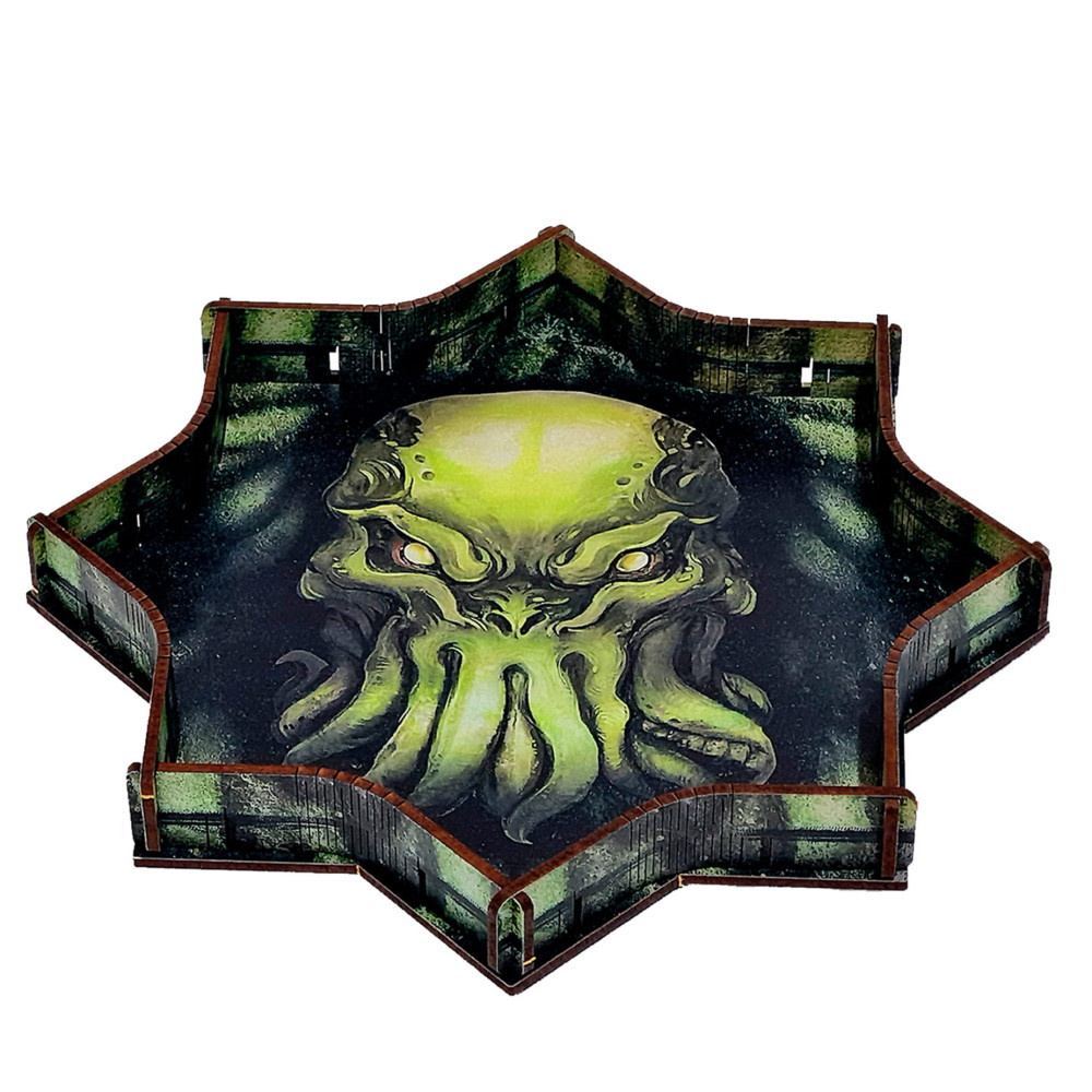 e-Raptor - Dice Tray Cthulhu 23 cm - Green