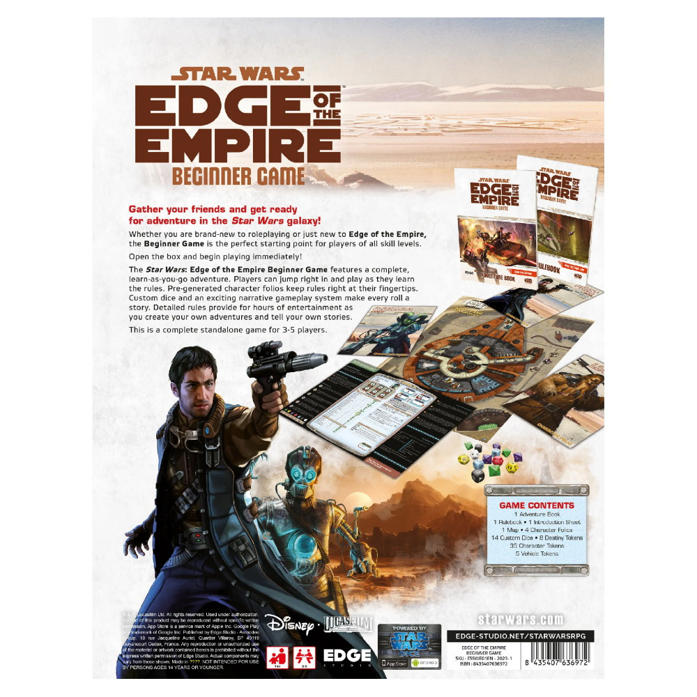 Star Wars RPG: Edge of the Empire - Beginner Game