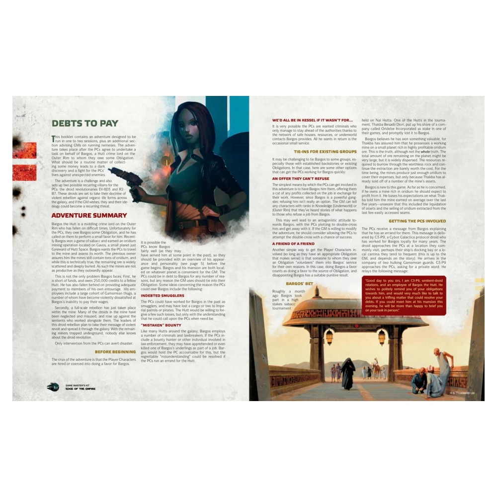 Star Wars RPG: Edge of the Empire - Game Master’s Kit