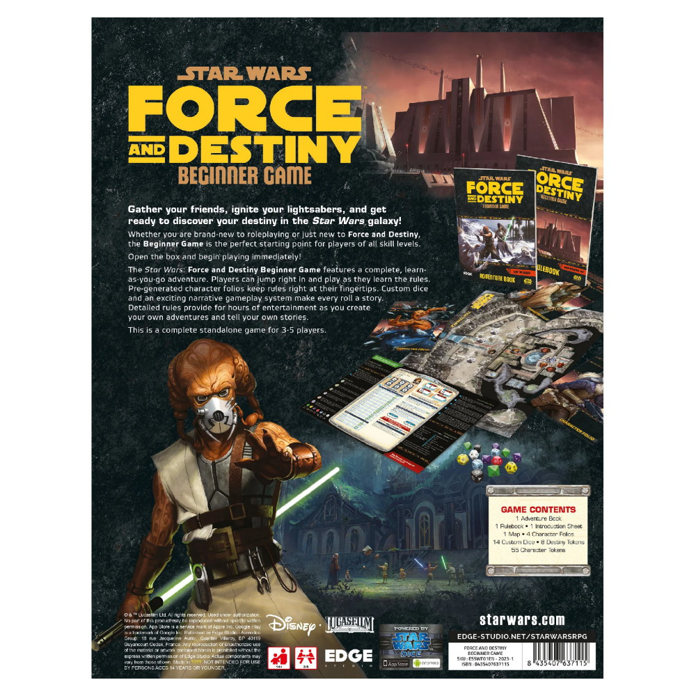 Star Wars RPG: Force and Destiny - Beginner Game