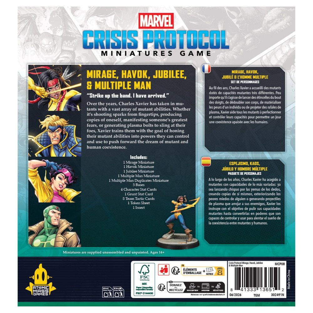 Marvel: Crisis Protocol -  Mirage, Havok, Jubilee & Multiple Man (Exp.)