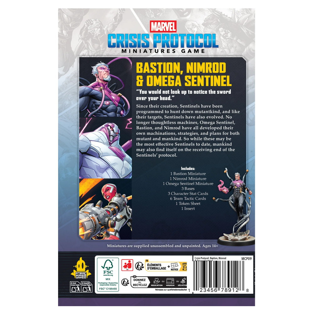 Marvel: Crisis Protocol -  Bastion, Nimrod & Omega Sentinel (Exp.)