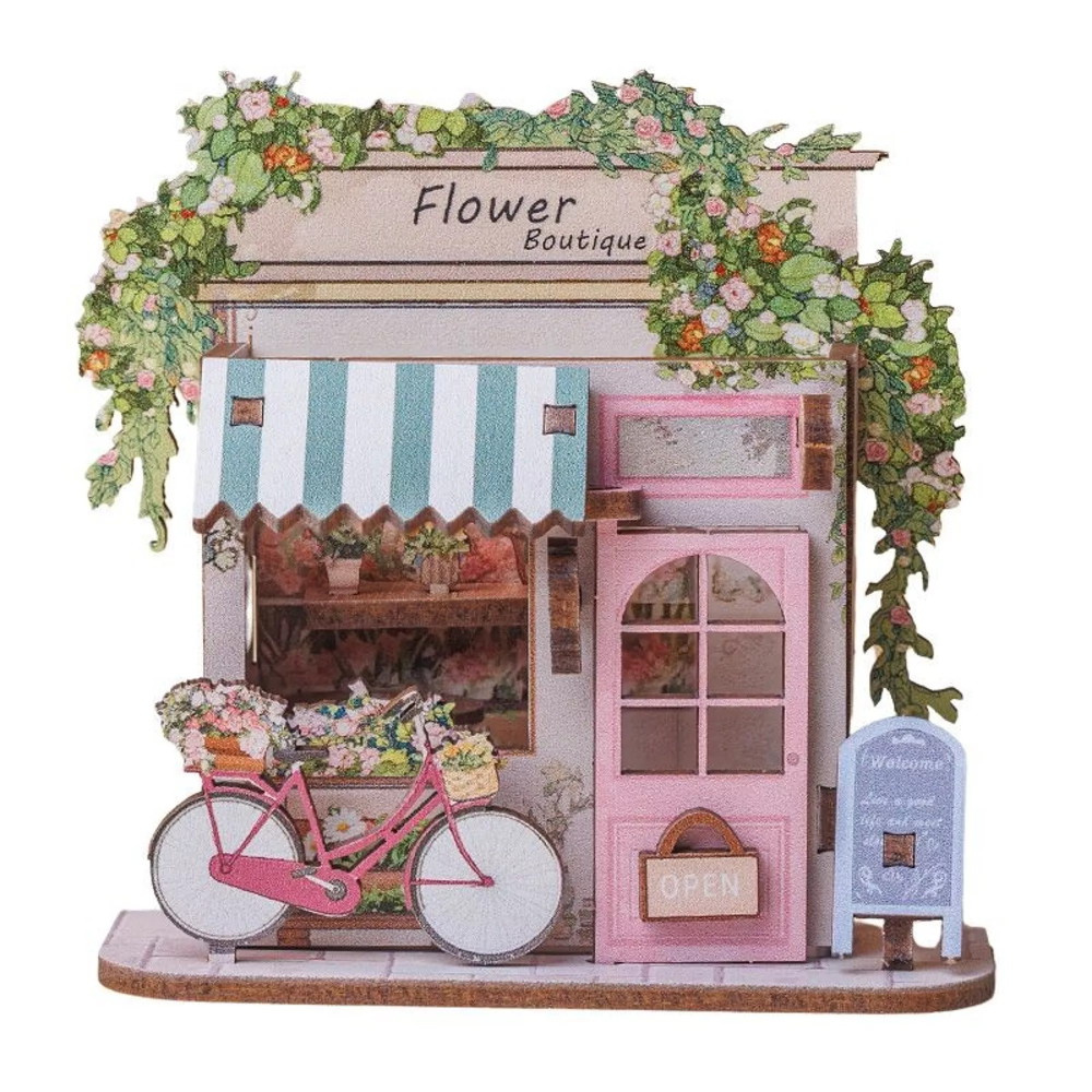 Tee Se Itse Jääkaappimagneetti - Flower Shop