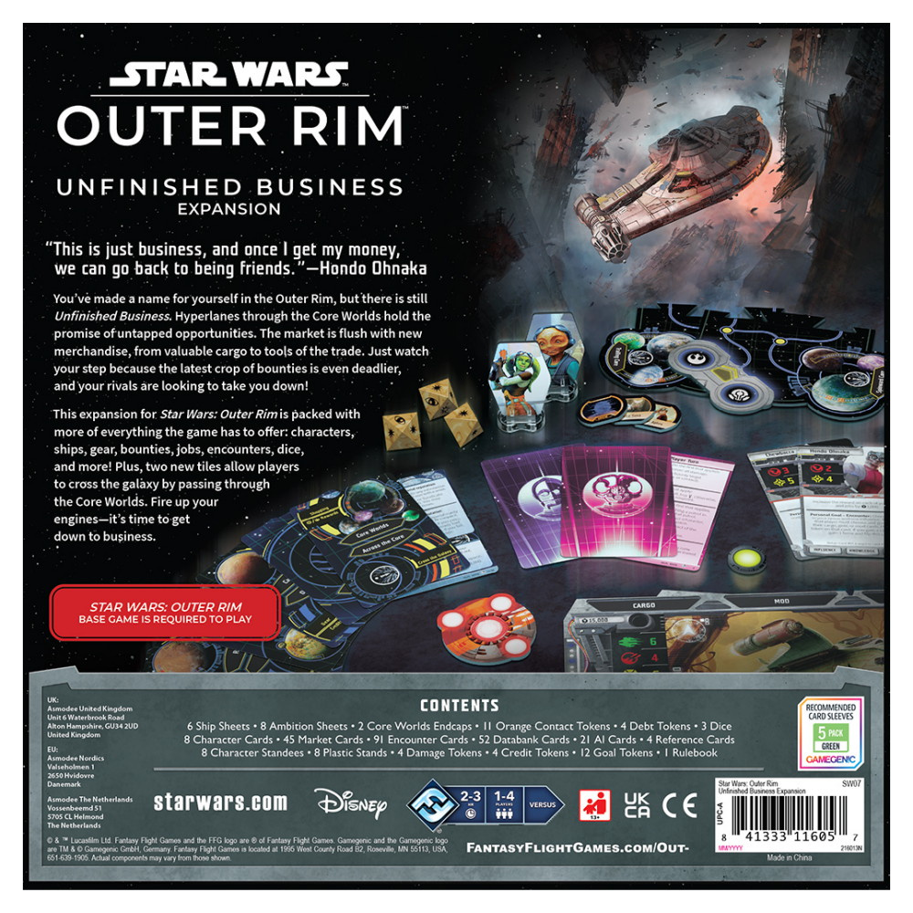 Star Wars: Outer Rim - Unfinished Business (Exp.)