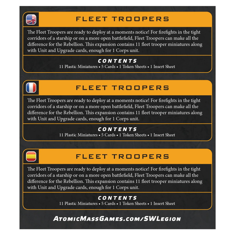 Star Wars: Legion - Fleet Troopers (Exp.)