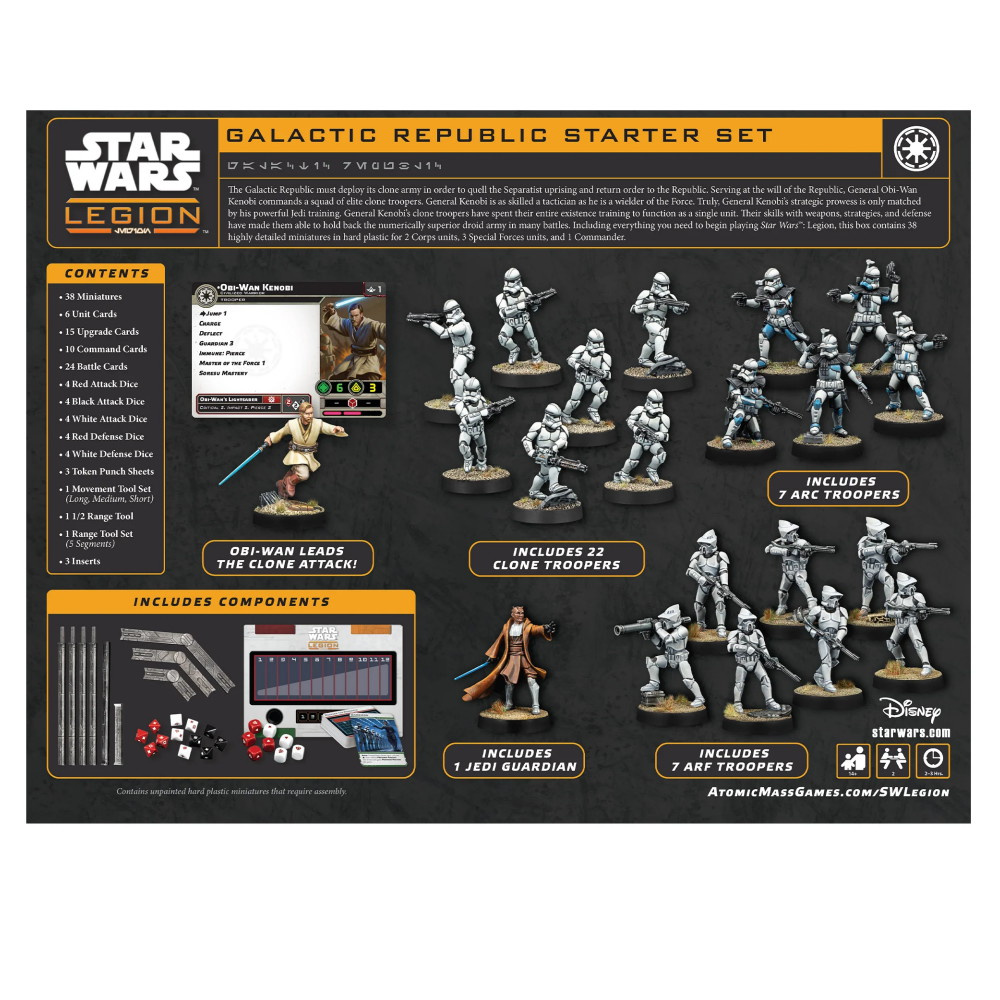 Star Wars: Legion - Galactic Republic Starter Set (Exp.)