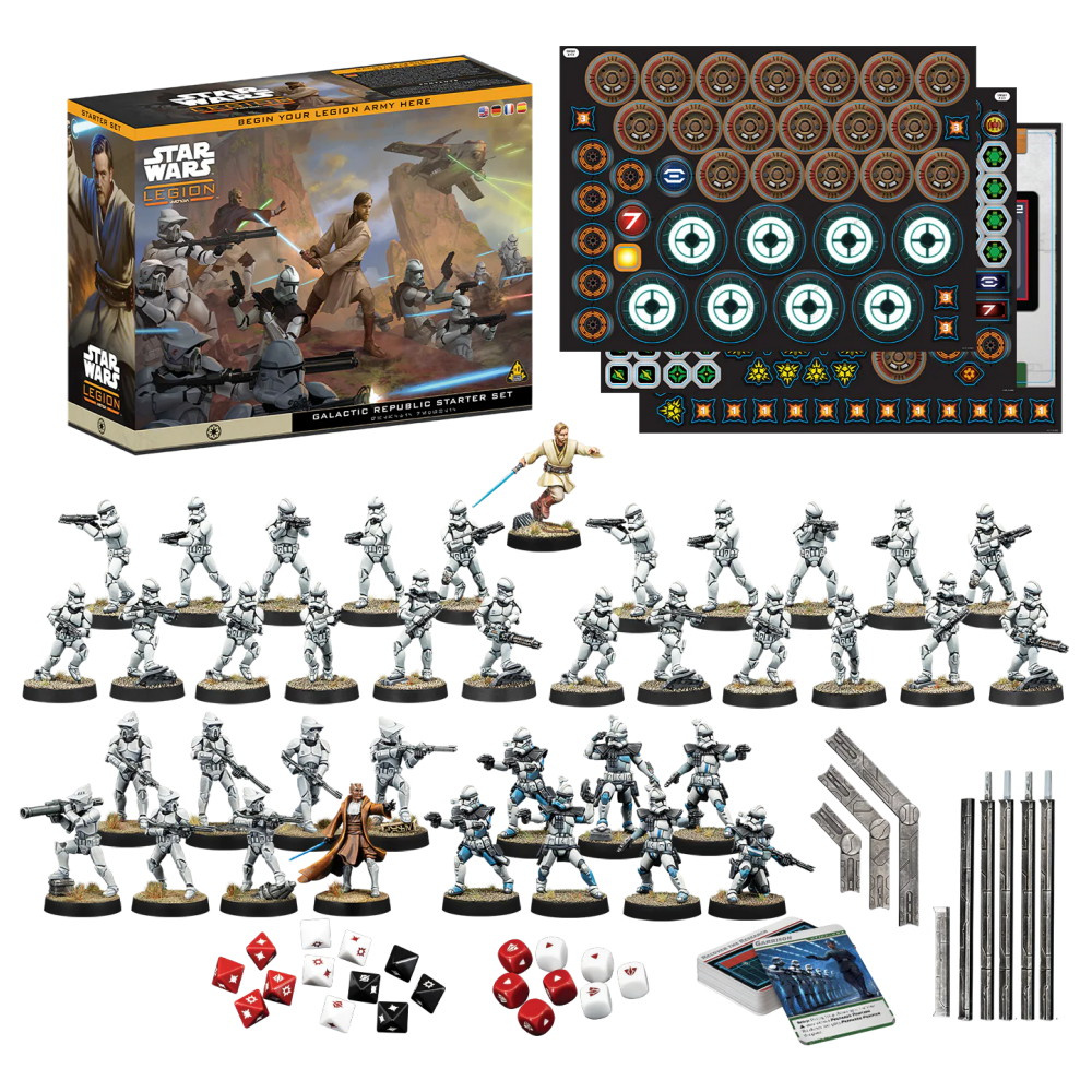 Star Wars: Legion - Galactic Republic Starter Set (Exp.)