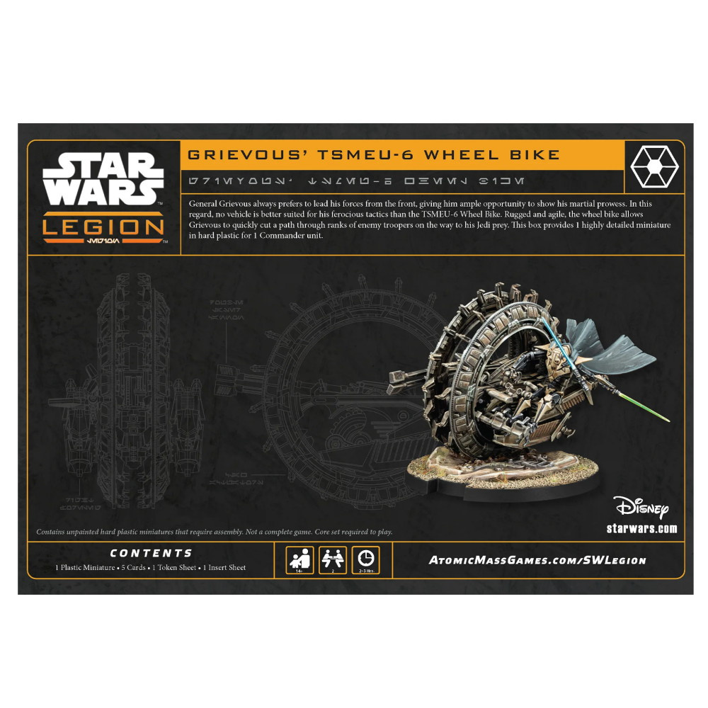 Star Wars: Legion - Grievous' TSMEU-6 Wheel Bike (Exp.)
