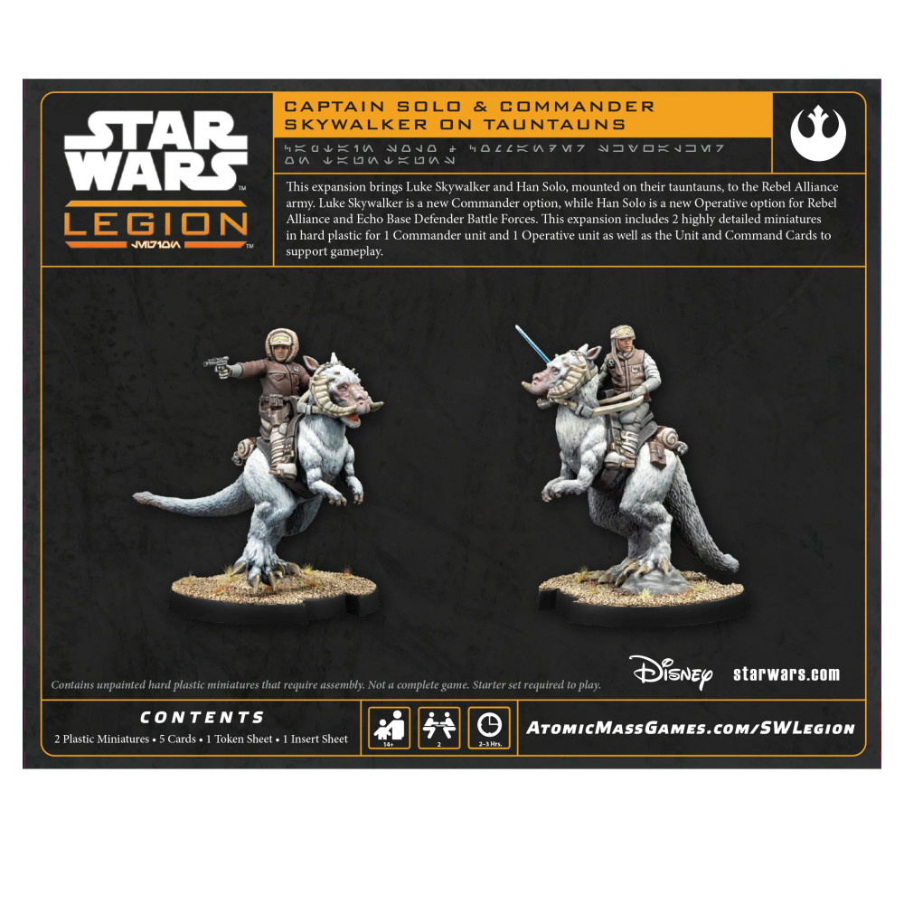 Star Wars: Legion - Captain Solo & Commander Skywalker on Tauntauns (Exp.)
