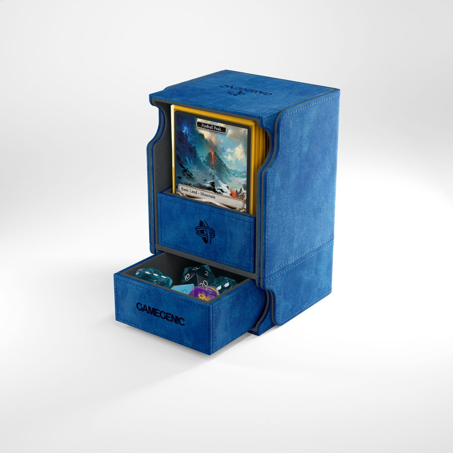 GameGenic Watchtower 100+ Convertible Deck Box (Blue)