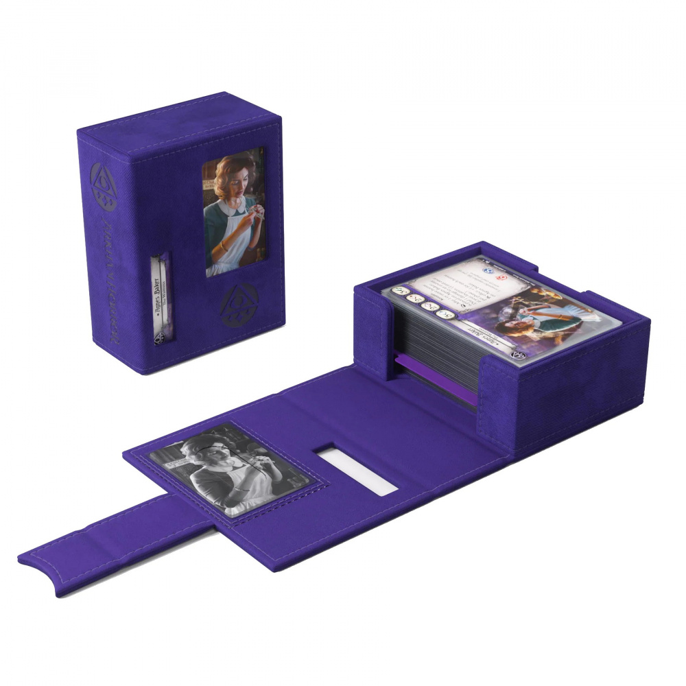 GameGenic - Arkham Horror: Investigator Deck Tome - Mystique Purple