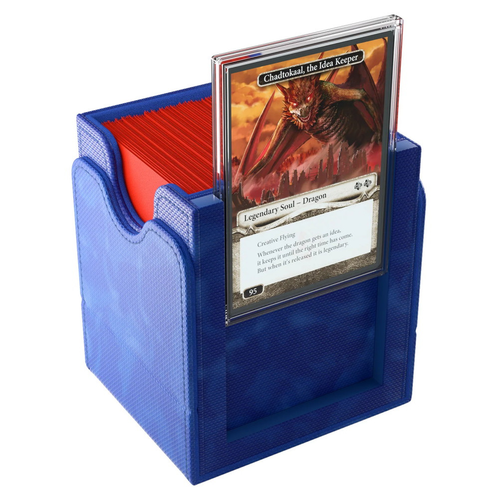 GameGenic Squire PLUS 100+ XL Convertible Deck Box - Blue