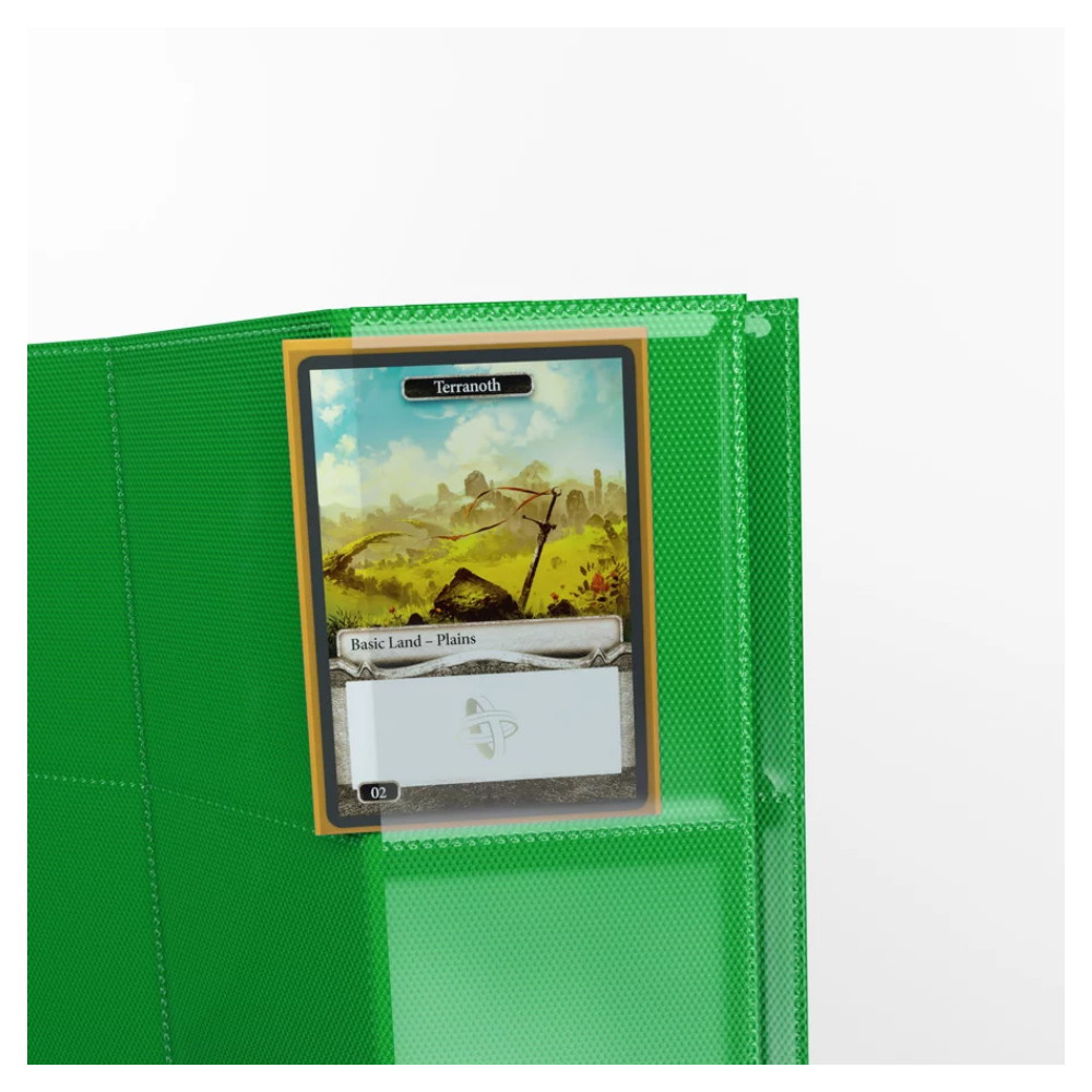 GameGenic 18-Pocket Side-Loading Pages - Green (10-Pack)