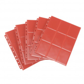 18-Pocket Side-Loading Pages - Red (10-Pack) 18-Pocket Side-Loading Pages - Red (10-Pack)