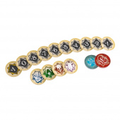 Arkham Horror TCG: Premium Chaos Tokens + Token Bag Arkham Horror TCG: Premium Chaos Tokens + Token Bag