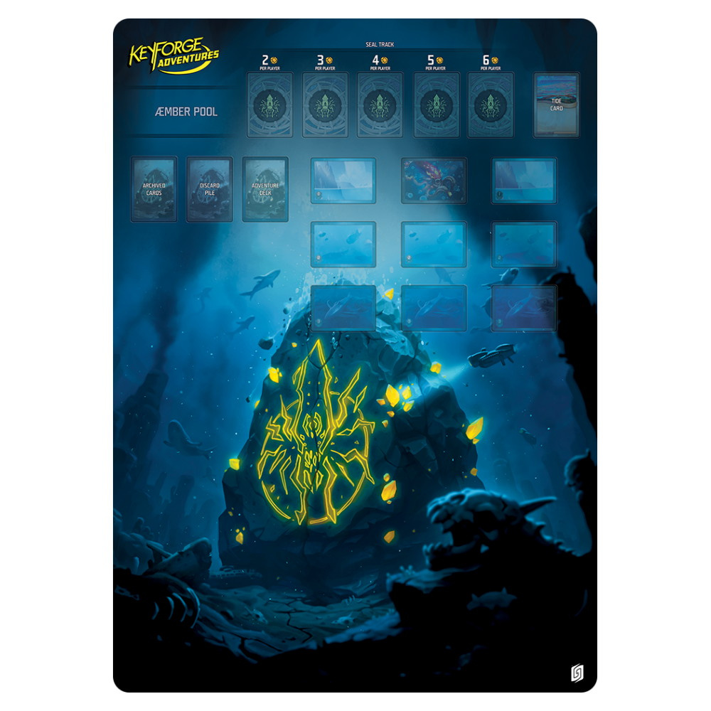 Playmat - KeyForge Adventures: Abyssal Conspiracy