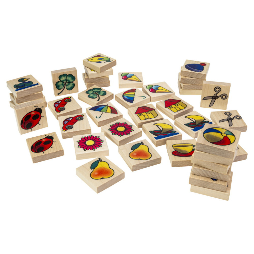 Wooden Wonders - Wooden Memo Game