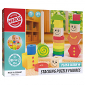 Wooden Wonders - Stacking Puzzle Figures 21 ossaa Wooden Wonders - Stacking Puzzle Figures 21 ossaa