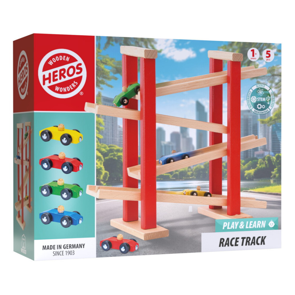Wooden Wonders - Play & Learn Race Track