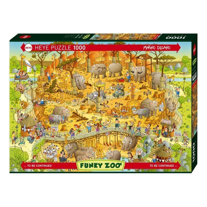 Heye : Funky Zoo - African Habitat 1000 Palaa