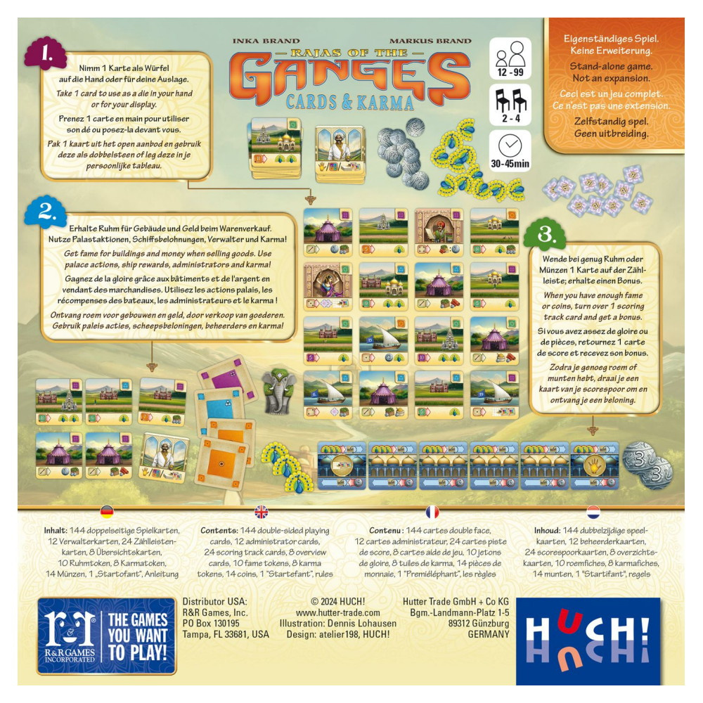 Rajas of the Ganges: Cards & Karma