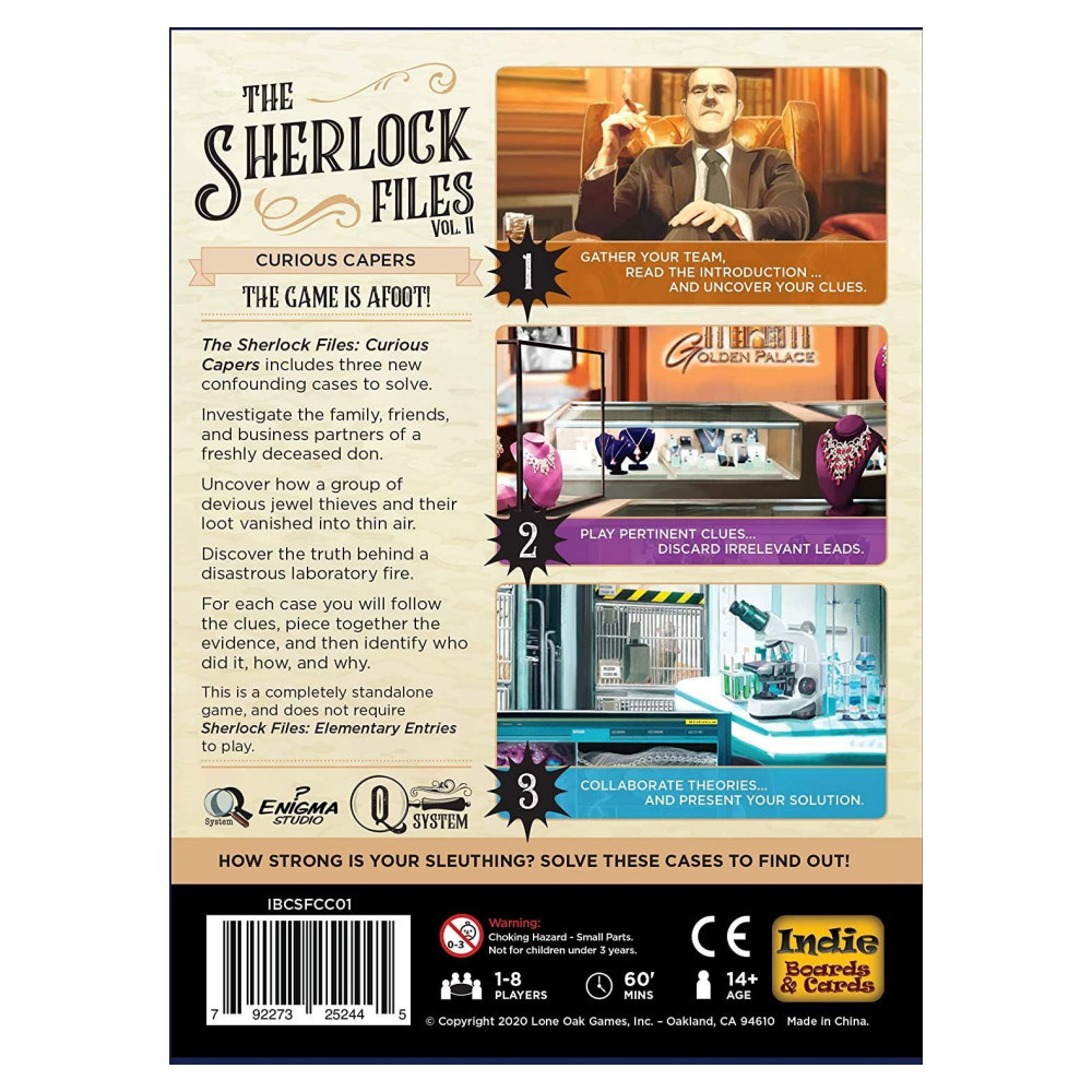 The Sherlock Files: Vol II - Curious Capers