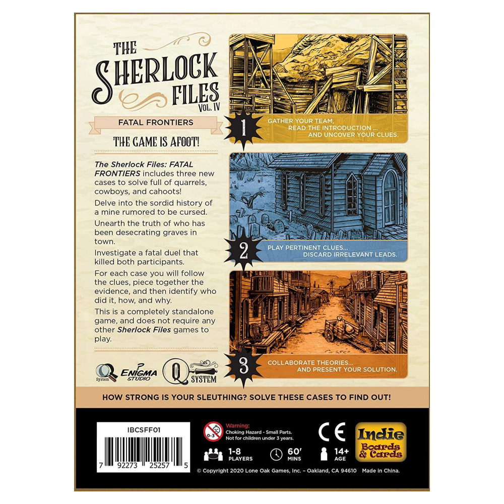 The Sherlock Files: Vol IV - Fatal Frontiers