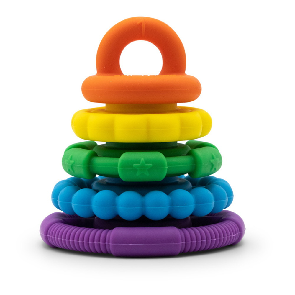 Jellystone - Stacker and Teether Toy Rainbow 