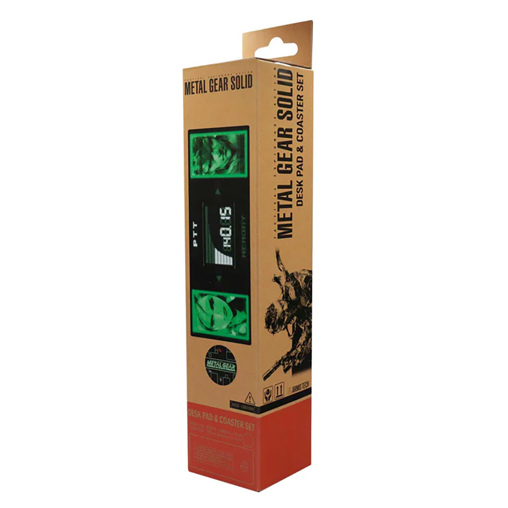 Metal Gear Solid Desk Pad & Coaster Set