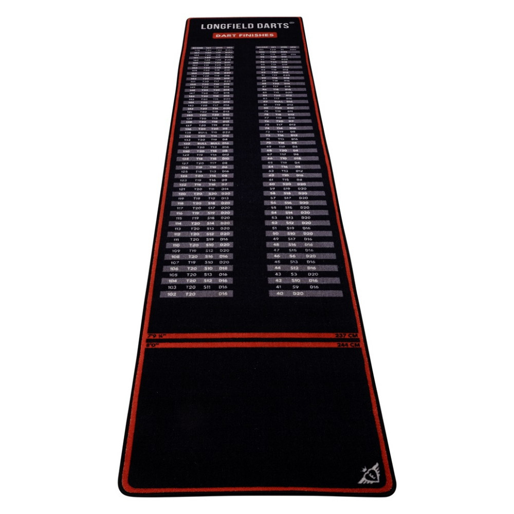 Longfield Darts Dart-matto, nailonia ja lateksia