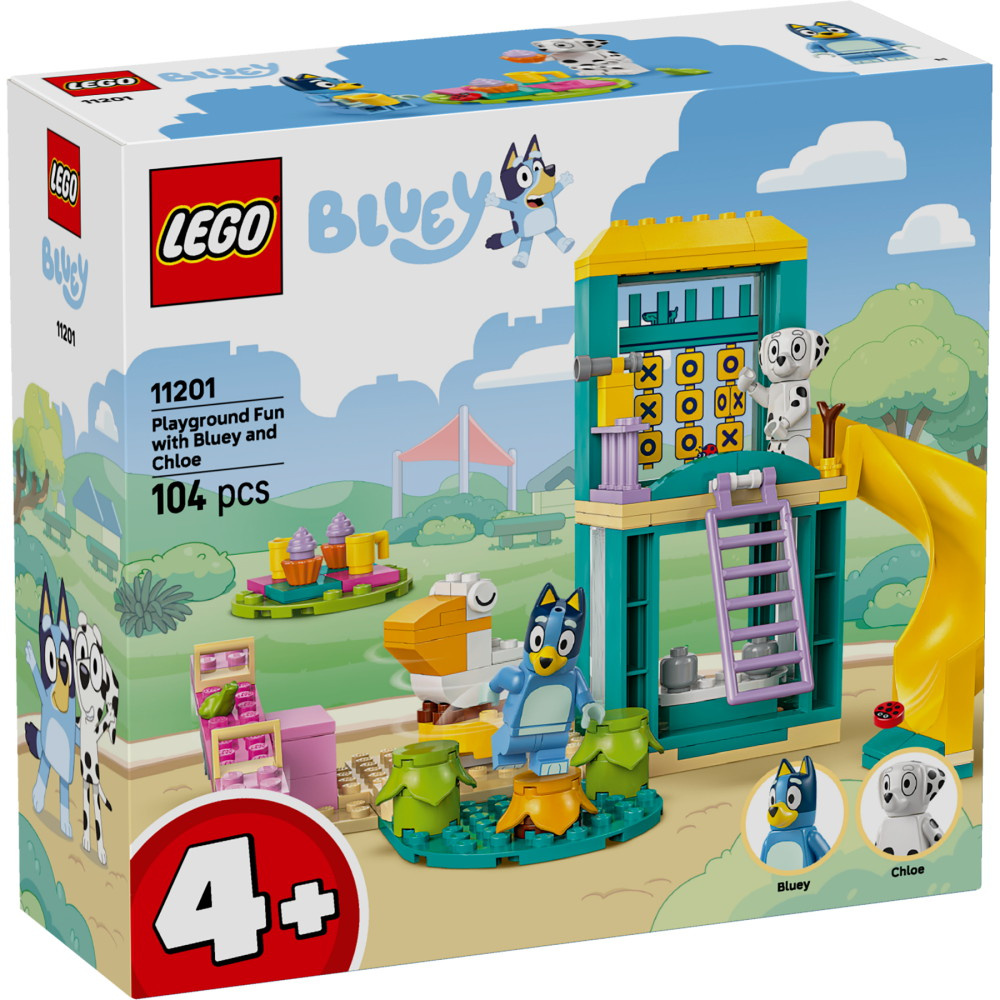 LEGO Bluey - Blueyn ja Katin hupihetket leikkikentällä