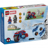 LEGO Marvel - Spidey jahtaa Rhinoa moottoripyörällään LEGO Marvel - Spidey jahtaa Rhinoa moottoripyörällään