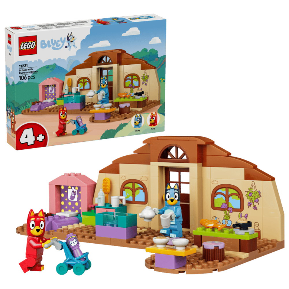 LEGO Bluey - Koulu Rustyn ja Blueyn kanssa