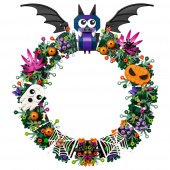 LEGO - Halloweenkrans LEGO - Halloweenkrans