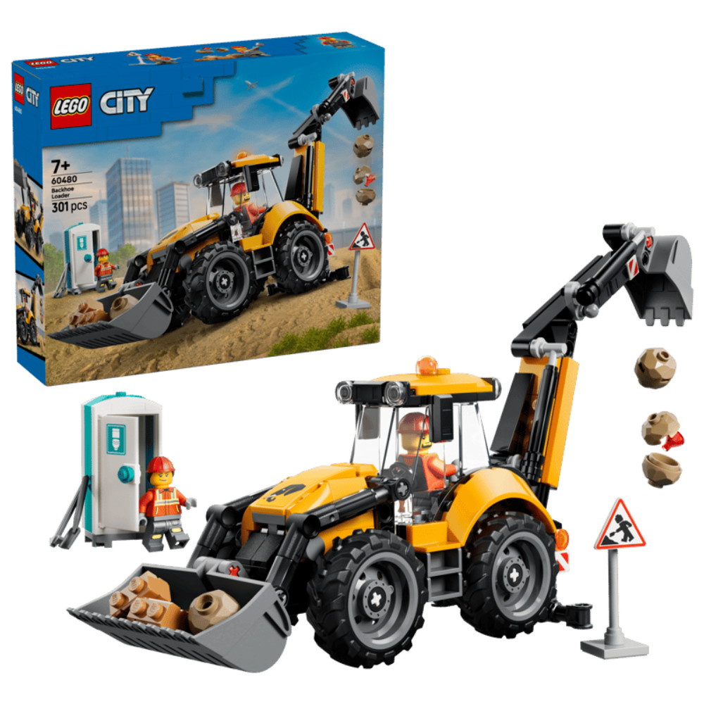 LEGO City - Yellow Backhoe Loader