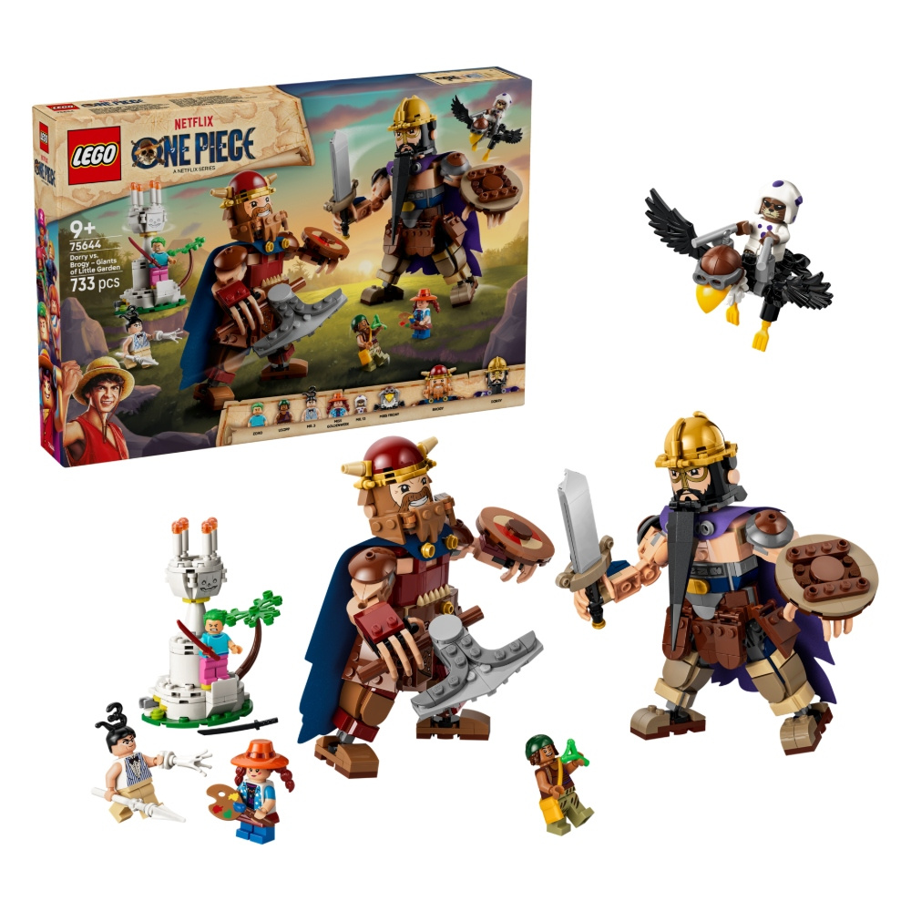 LEGO One Piece - Dorry mot Brogy jättarna i Little Garden