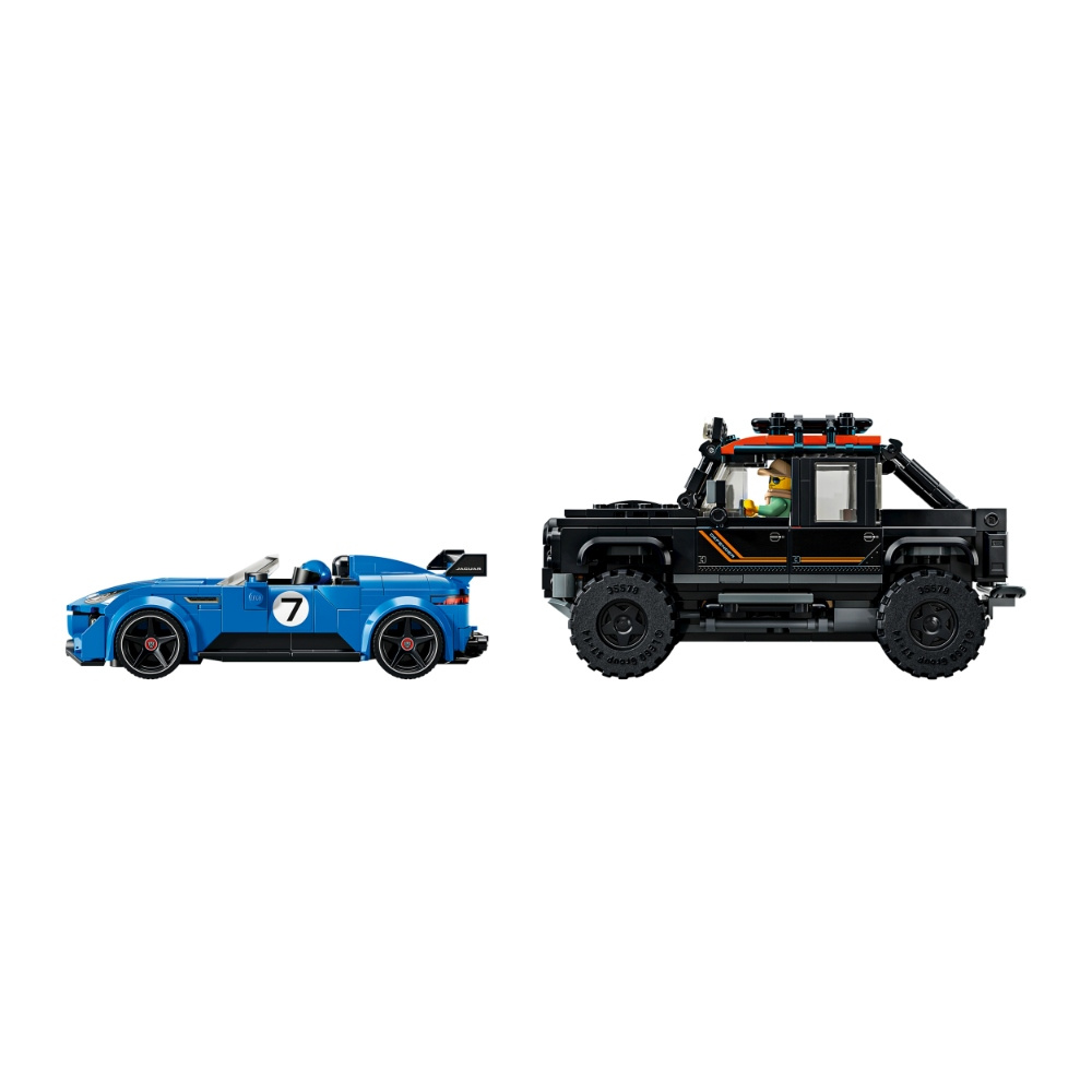 LEGO Speed Champions - Jaguar Project 7 och Land Rover Defender