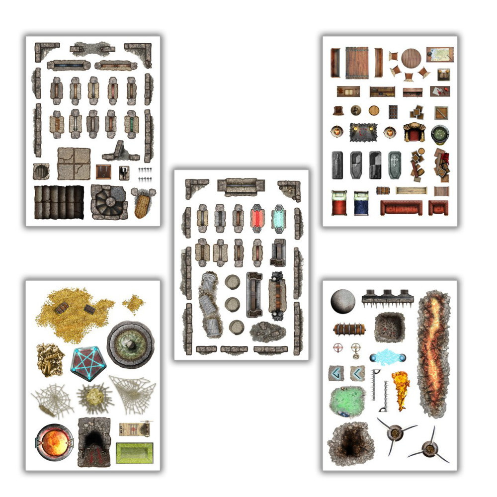 Add-On Scenery for RPG Maps - Dungeon Decorations (Exp.)